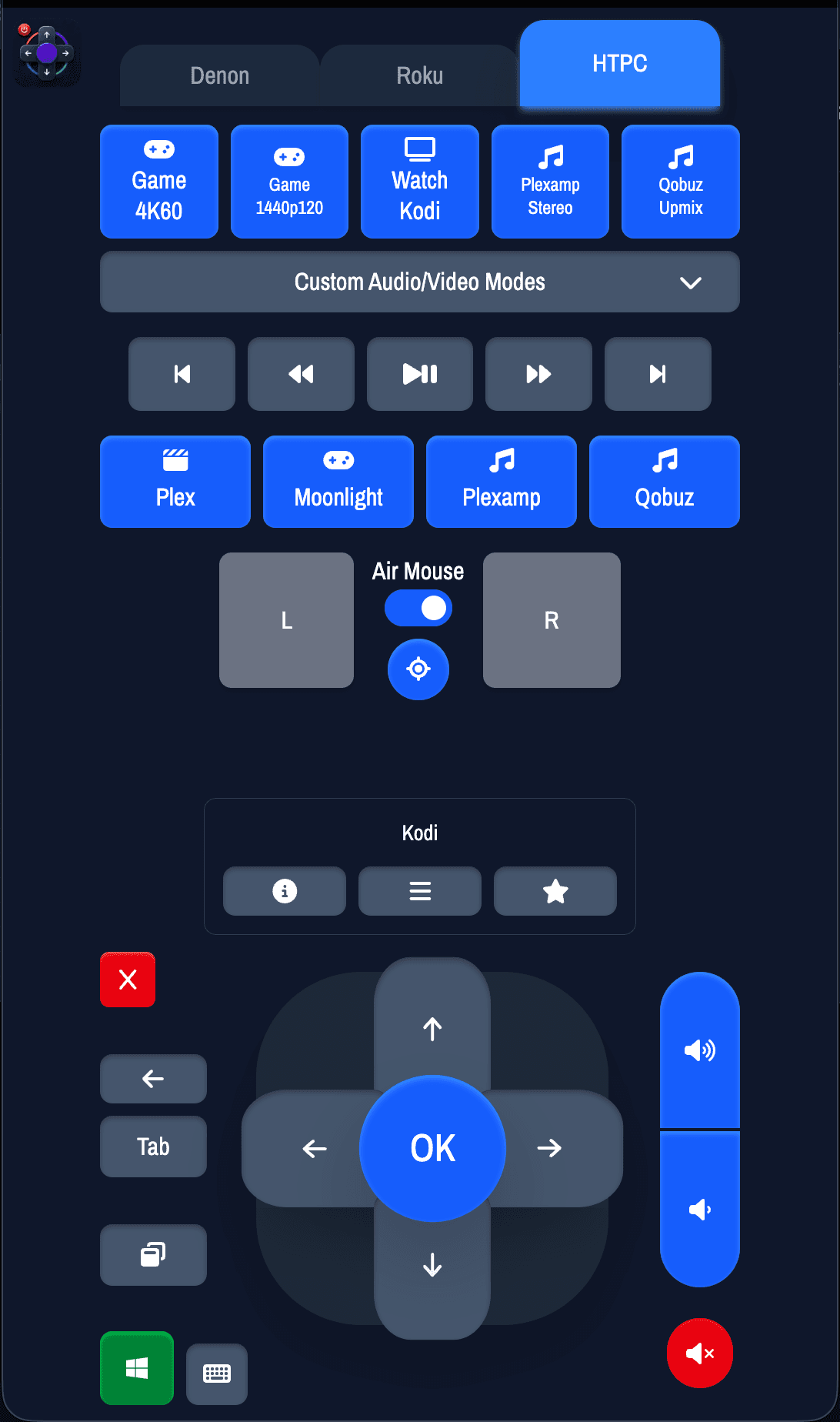 Home Theatre Remote screenshot 3